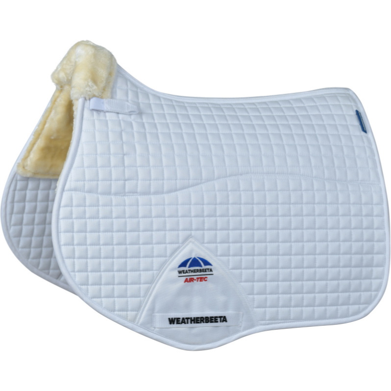 2025 Weatherbeeta Prime Air-Tec Comfy Fleece All Purpose Saddle Pad 1029558 - White